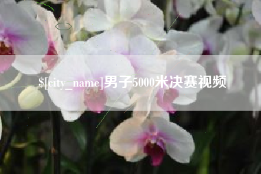 滁州男子5000米决赛视频