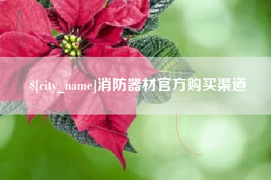 滁州消防器材官方购买渠道