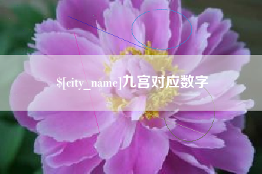 滁州九宫对应数字