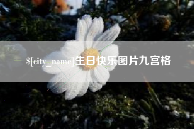 滁州生日快乐图片九宫格
