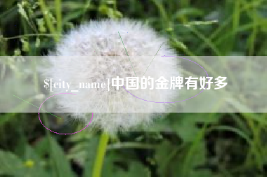 滁州中国的金牌有好多