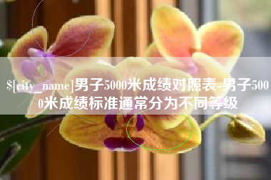 滁州男子5000米成绩对照表-男子5000米成绩标准通常分为不同等级