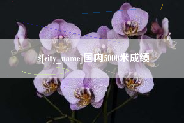 滁州国内5000米成绩