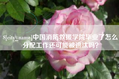滁州中国消防救援学院毕业了怎么分配工作还可能被逃汰吗？