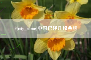 滁州中国已经几枚金牌