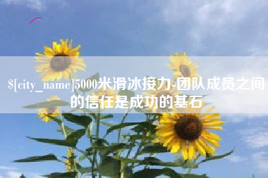 滁州5000米滑冰接力-团队成员之间的信任是成功的基石