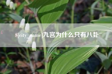 滁州九宫为什么只有八卦