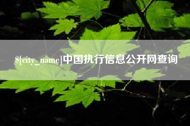 滁州中国执行信息公开网查询