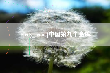 滁州中国第九个金牌