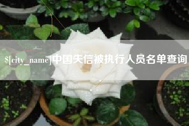 滁州中国失信被执行人员名单查询