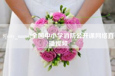 滁州全国中小学消防公开课网络直播视频