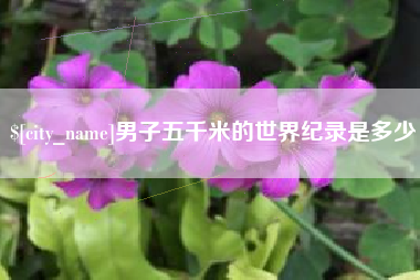 滁州男子五千米的世界纪录是多少