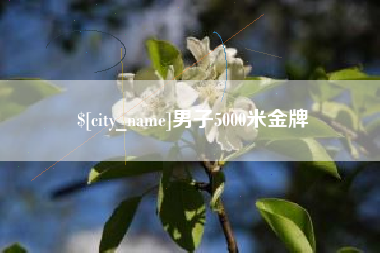 滁州男子5000米金牌