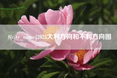 滁州2025大利方向和不利方向图
