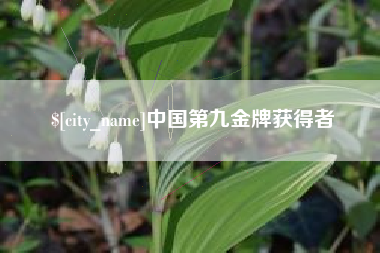 滁州中国第九金牌获得者
