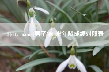 滁州男子5000米年龄成绩对照表
