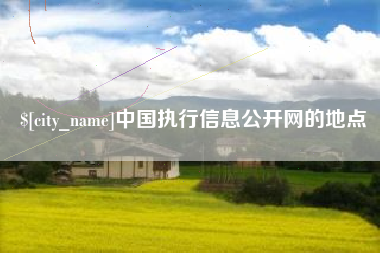 滁州中国执行信息公开网的地点