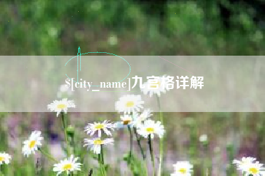 滁州九宫格详解