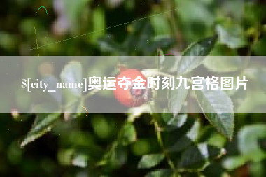 滁州奥运夺金时刻九宫格图片